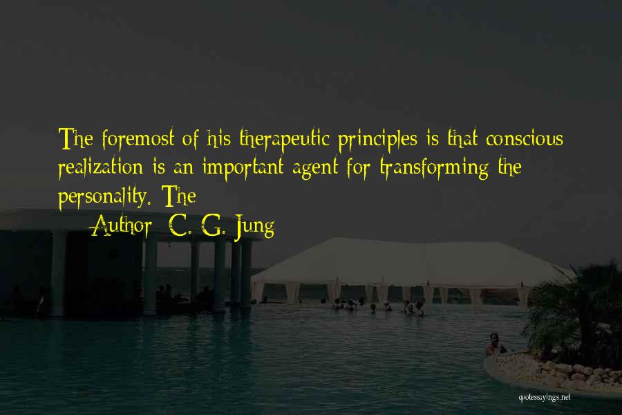 Foremost Quotes By C. G. Jung