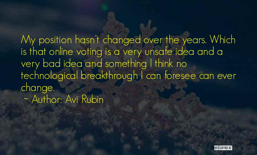 Foresee Quotes By Avi Rubin