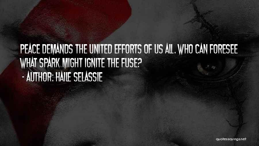 Foresee Quotes By Haile Selassie