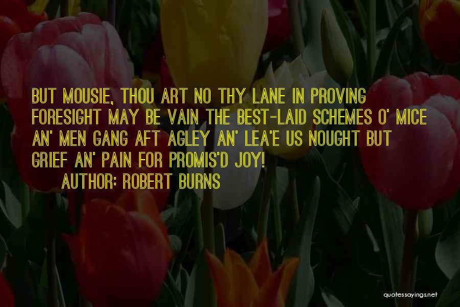 Foresight Quotes By Robert Burns