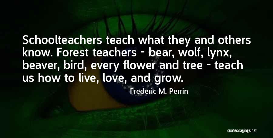 Forest And Love Quotes By Frederic M. Perrin