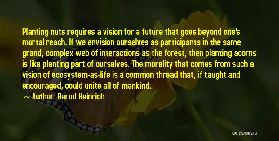 Forest Ecosystem Quotes By Bernd Heinrich