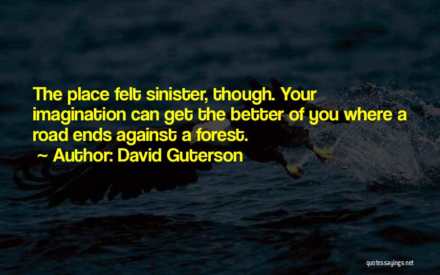 Forest Road Quotes By David Guterson