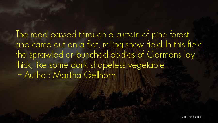 Forest Road Quotes By Martha Gellhorn
