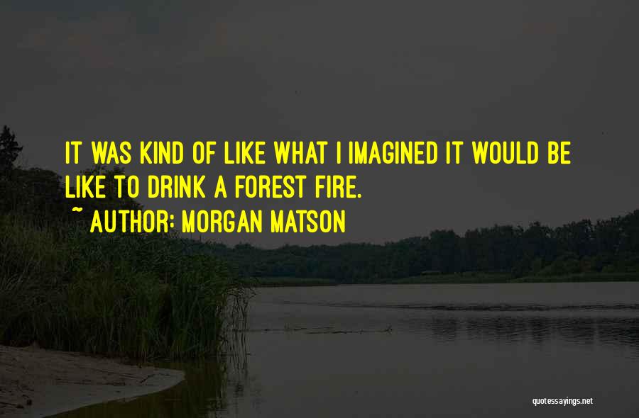 Forest Road Quotes By Morgan Matson