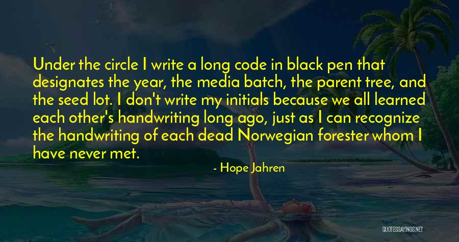 Forester Quotes By Hope Jahren