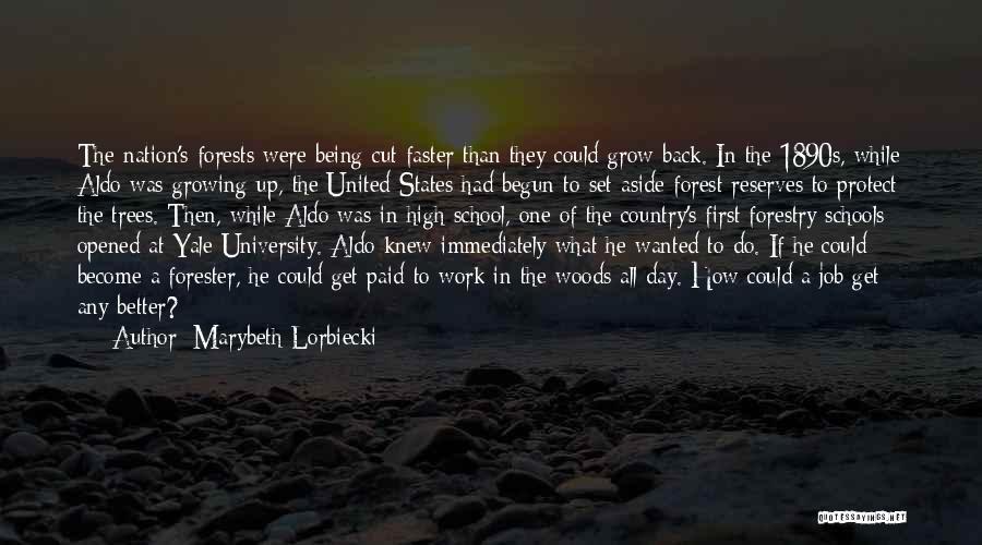 Forester Quotes By Marybeth Lorbiecki