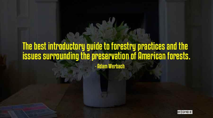 Forestry Quotes By Adam Werbach Forestry Quotes By Adam Werbach