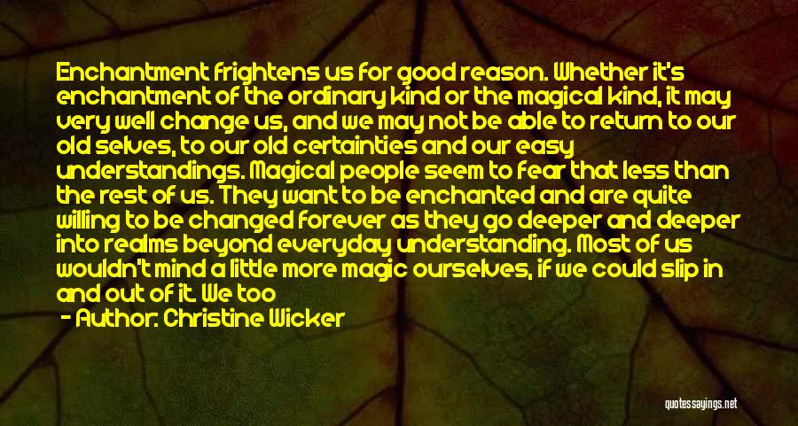 Forever And Beyond Quotes By Christine Wicker