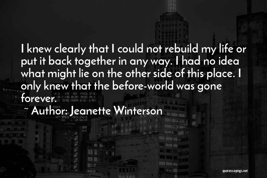 Forever In My Life Quotes By Jeanette Winterson