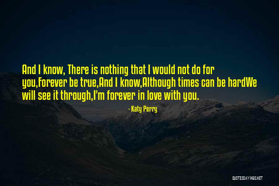 Forever Is Nothing Quotes By Katy Perry