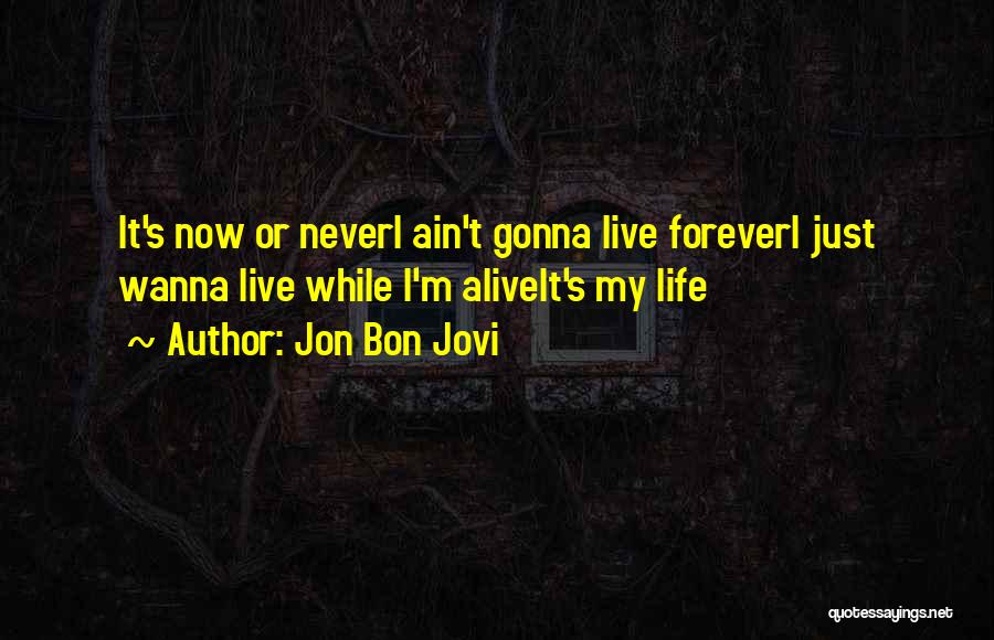 Forever Never Quotes By Jon Bon Jovi