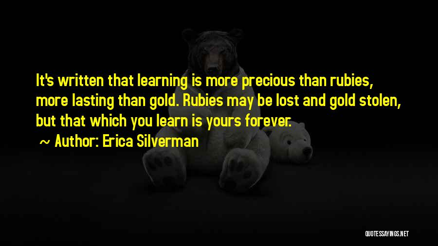 Forever Not Lasting Quotes By Erica Silverman