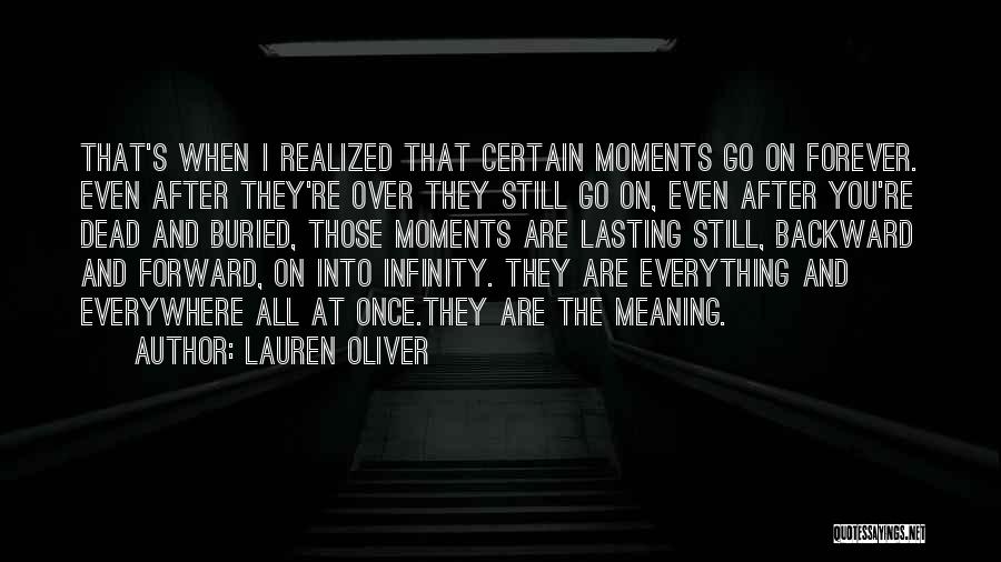 Forever Not Lasting Quotes By Lauren Oliver