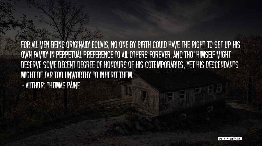 Forever Too Far Quotes By Thomas Paine