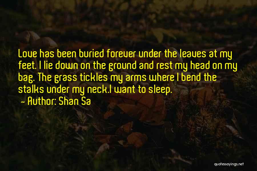 Forever With U Love Quotes By Shan Sa