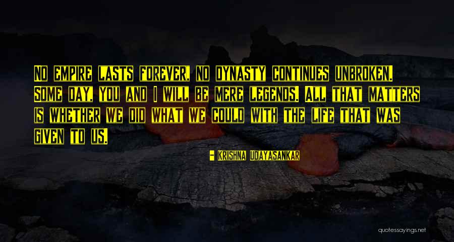 Forever With Us Quotes By Krishna Udayasankar Forever With Us Quotes By Krishna Udayasankar