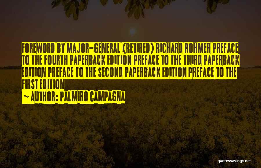 Foreword Quotes By Palmiro Campagna