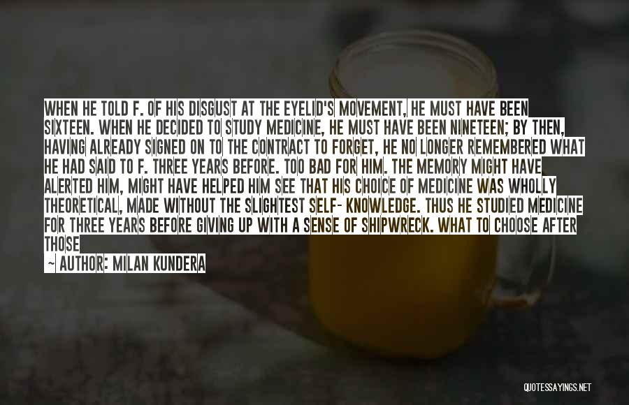 Forget About Him Quotes By Milan Kundera