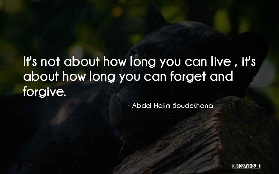Forget About You Quotes By Abdel Halim Boudekhana Forget About You Quotes By Abdel Halim Boudekhana
