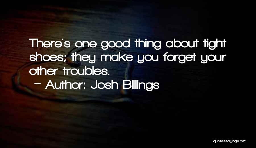 Forget All Your Troubles Quotes By Josh Billings
