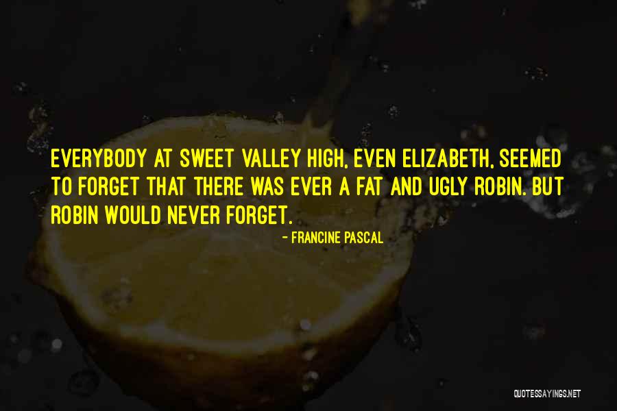 Forget Everybody Quotes By Francine Pascal