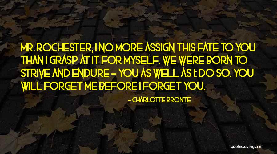 Forget It Quotes By Charlotte Bronte