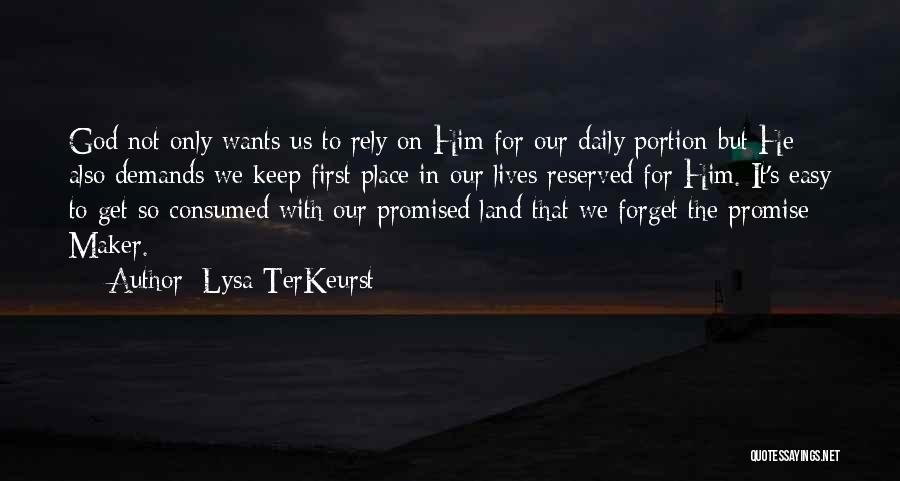 Forget It Quotes By Lysa TerKeurst