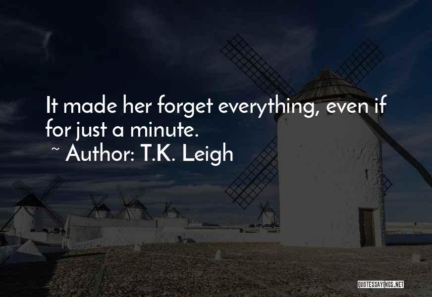 Forget It Quotes By T.K. Leigh