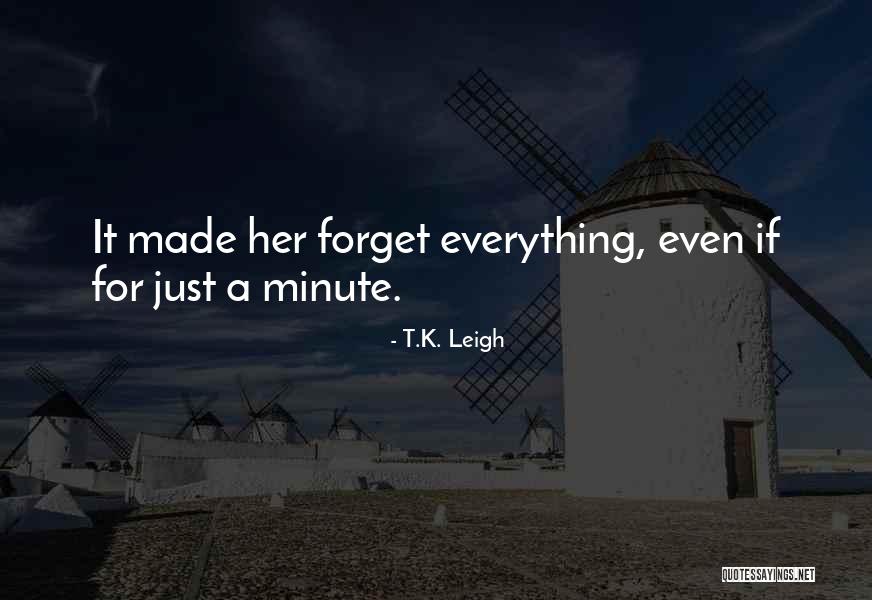 Forget It Quotes By T.K. Leigh