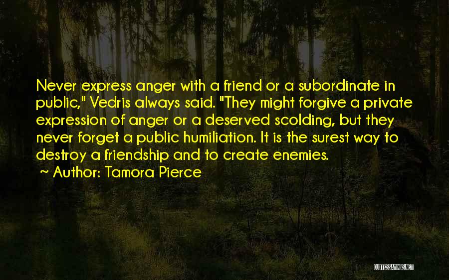 Forget Me Not Friendship Quotes By Tamora Pierce