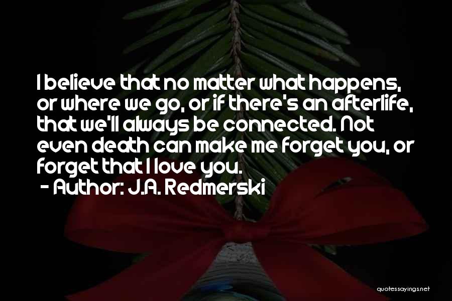 Forget Me Not Love Quotes By J.A. Redmerski