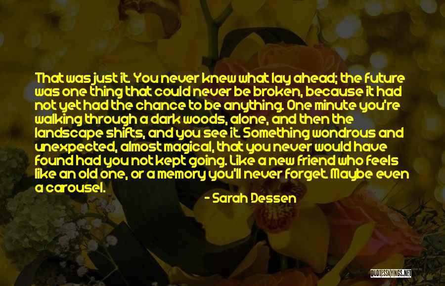 Forget Old Friend Quotes By Sarah Dessen Forget Old Friend Quotes By Sarah Dessen