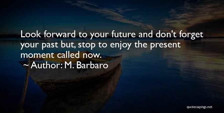Forget The Past And Look Forward Quotes By M. Barbaro