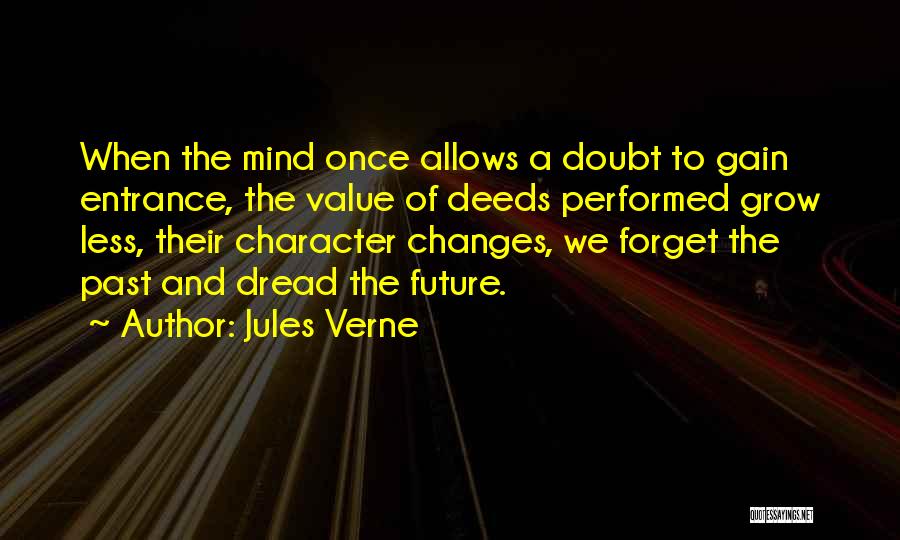 Forget The Past Future Quotes By Jules Verne