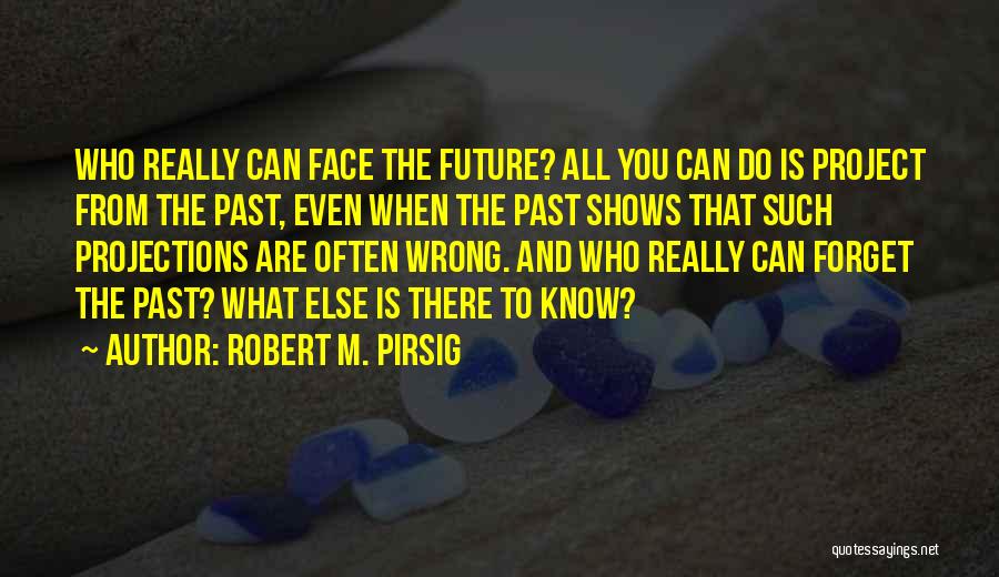 Forget The Past Future Quotes By Robert M. Pirsig