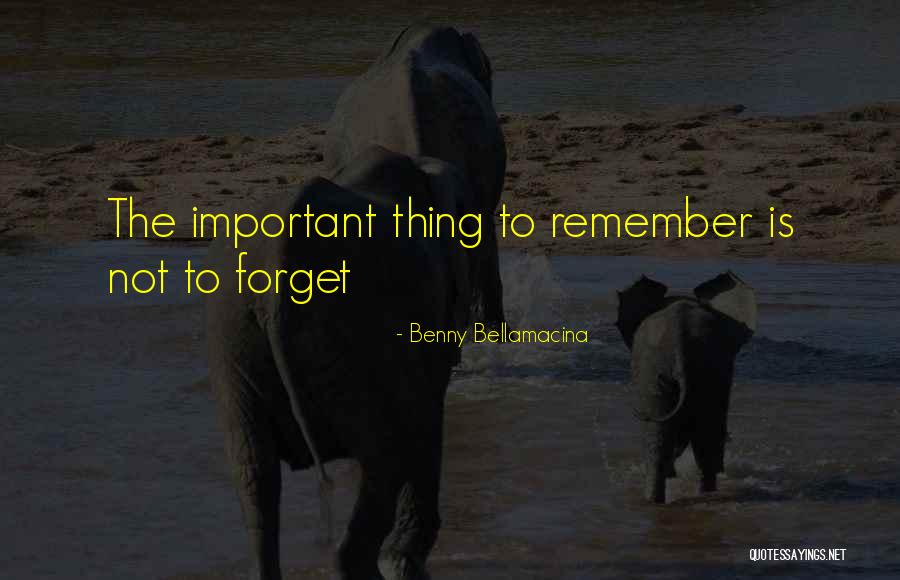 Forget The Past Quotes Quotes By Benny Bellamacina Forget The Past Quotes Quotes By Benny Bellamacina