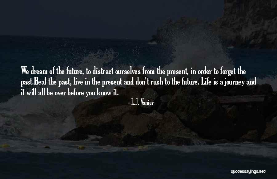 Forget The Past Quotes Quotes By L.J. Vanier Forget The Past Quotes Quotes By L.J. Vanier