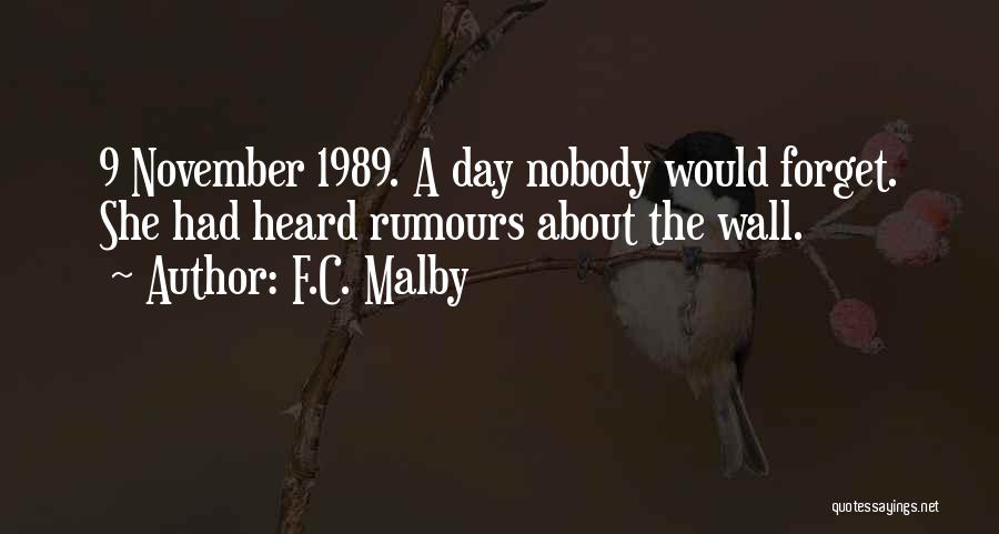Forget What You Heard Quotes By F.C. Malby