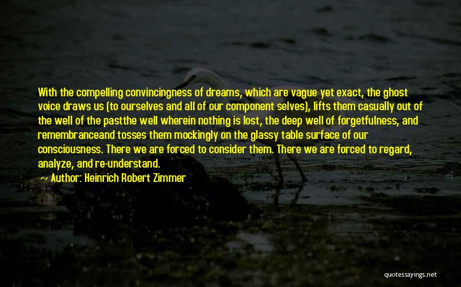 Forgetfulness Quotes By Heinrich Robert Zimmer