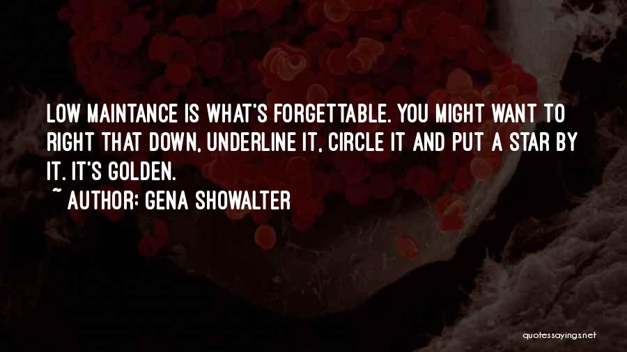 Forgettable Quotes By Gena Showalter