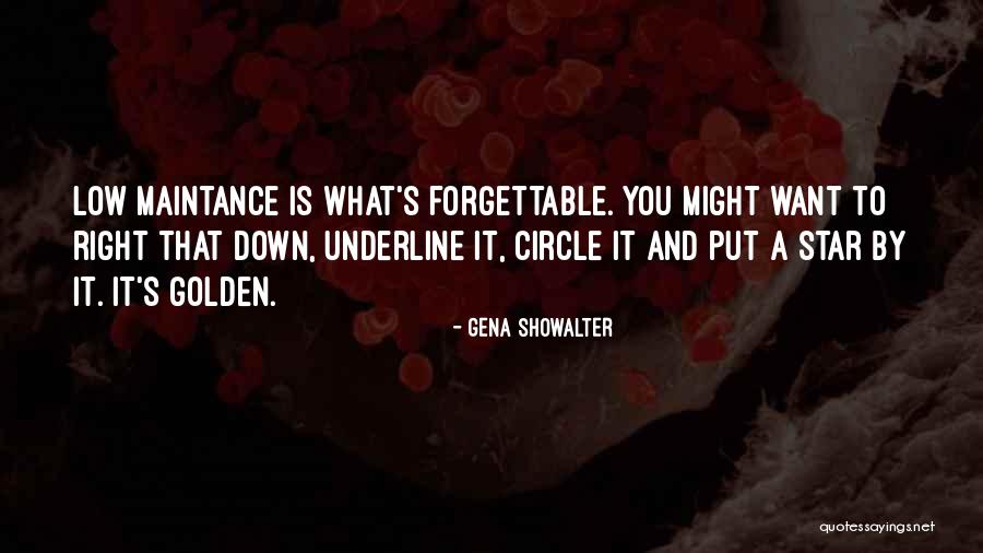 Forgettable Quotes By Gena Showalter