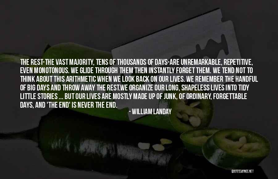 Forgettable Quotes By William Landay