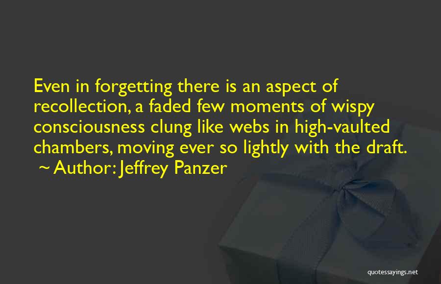 Forgetting A Memory Quotes By Jeffrey Panzer