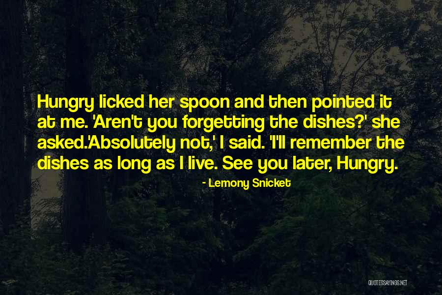 Forgetting Her Quotes By Lemony Snicket