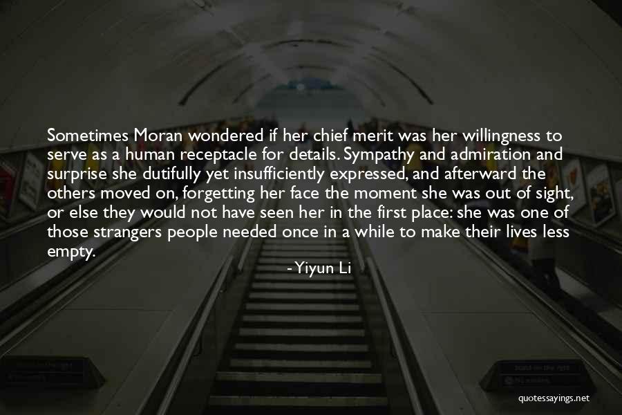 Forgetting Her Quotes By Yiyun Li