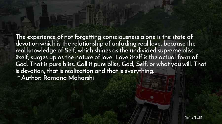 Forgetting The Past Relationship Quotes By Ramana Maharshi