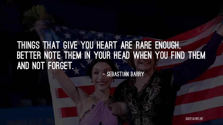 Forgetting Things Quotes By Sebastian Barry Forgetting Things Quotes By Sebastian Barry