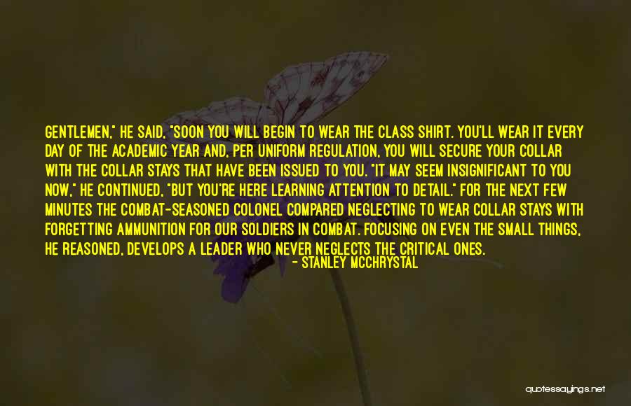 Forgetting Things Quotes By Stanley McChrystal Forgetting Things Quotes By Stanley McChrystal