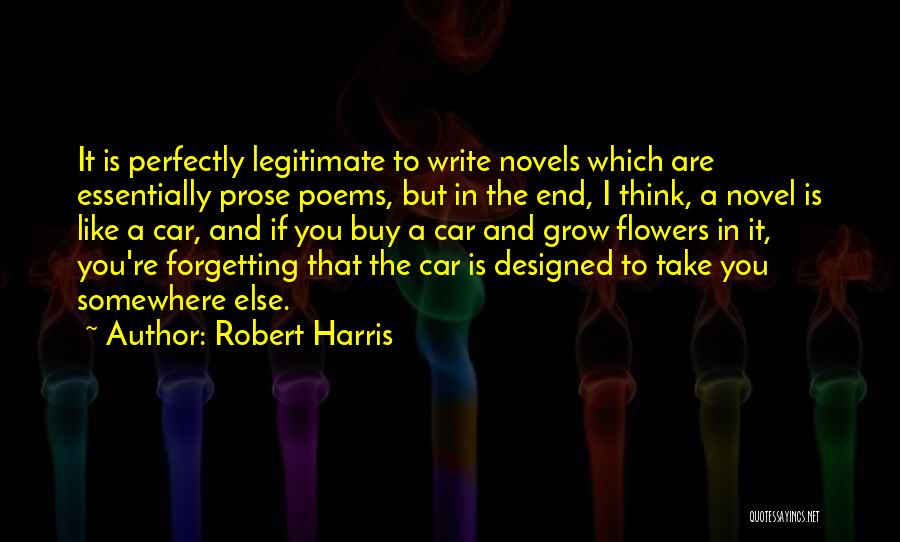 Forgetting To Do Something Quotes By Robert Harris